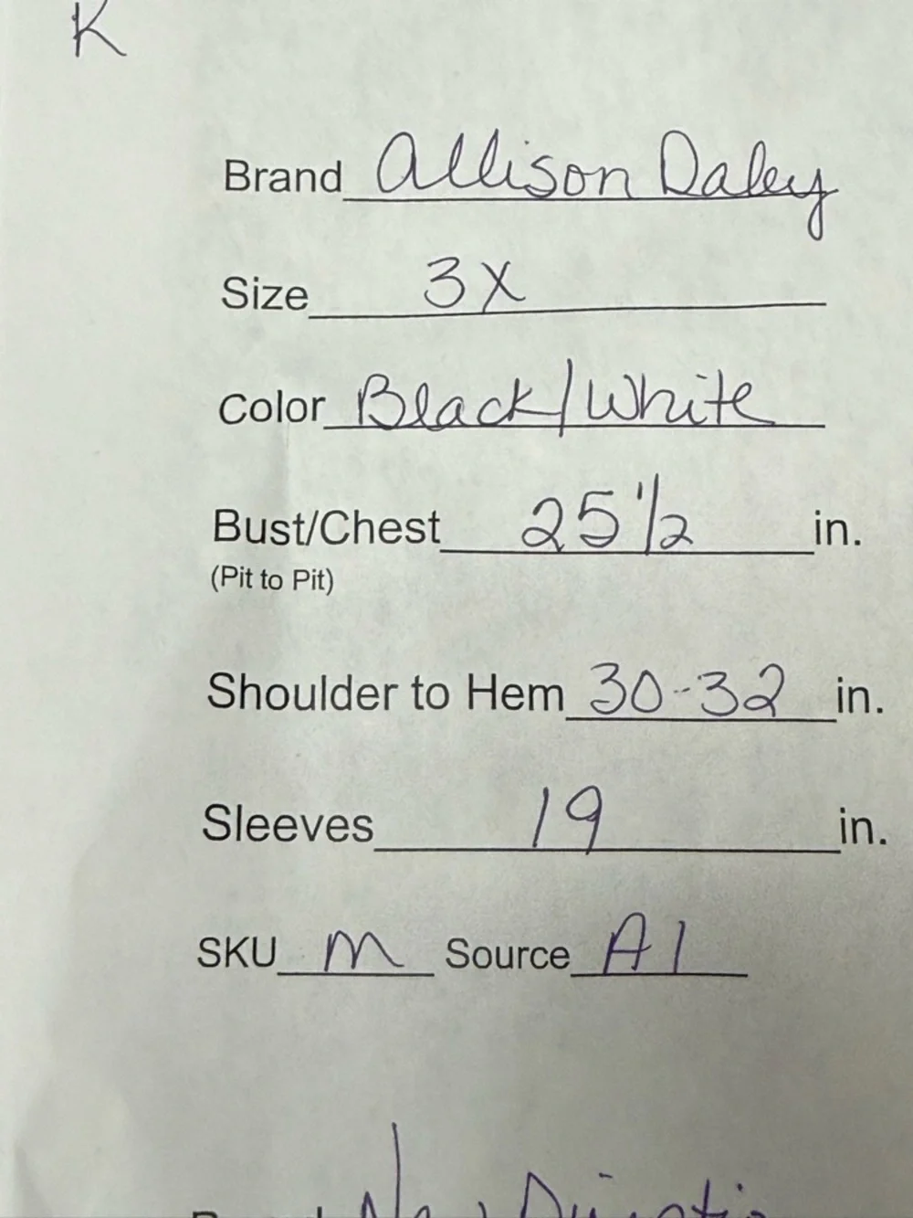 Allison Daley 3X Black White Striped Poncho Blouse Flowy Cape Top Chic - Picture 11 of 11